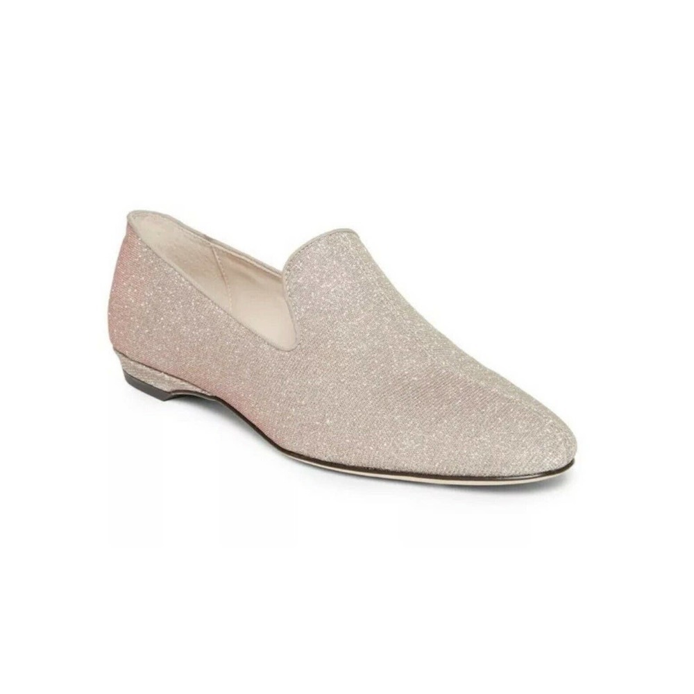 Kate Spade Jonah Sparkle Canvas Loafers 5.5 New